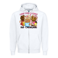 White christmas calories no cuentan Zipper Hoodie - MaliasSmallBusiness