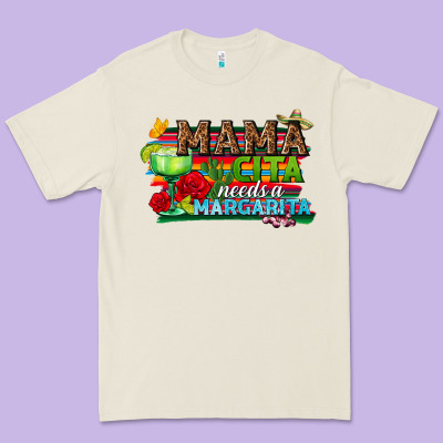 Mama Cita Needs A Margarita Premium Tee Designed By Texasbilliewilder