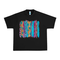 Black gemstone and pink leopard brushstrok Urban Heavy Tee - AdoDesignShop
