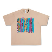 Burro gemstone and pink leopard brushstrok Urban Heavy Tee - AdoDesignShop
