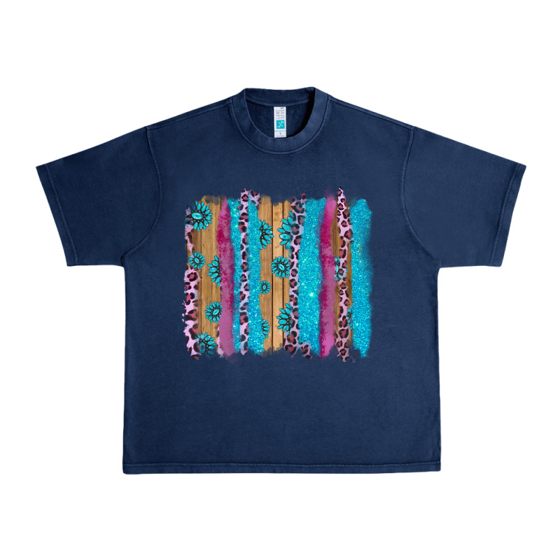 Gemstone And Pink Leopard Brushstrok Urban Heavy Tee by AdoDesignShop | Teevron