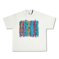 Pistachio gemstone and pink leopard brushstrok Urban Heavy Tee - AdoDesignShop