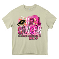 Mossy heal cancer for nothing is impossible with god Heavy Core Tee - BarkalooDesign