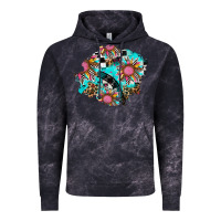 Cloud Black race sunflower patches Vintage Hoodie - AdoDesignShop