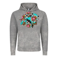 Race Sunflower Patches Vintage Hoodie | Teevron