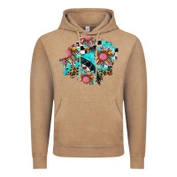 Vintage Coffee race sunflower patches Vintage Hoodie - AdoDesignShop
