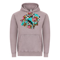 Vintage Zinc race sunflower patches Vintage Hoodie - AdoDesignShop