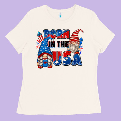 Born In The Usa Ladies Tee Designed By Zillion Design Studio