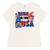 Bone born in the usa Ladies Tee - Zillion Design Studio