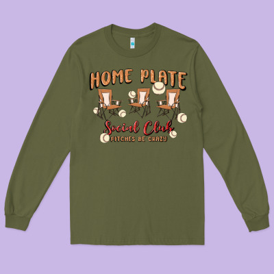 Glitter Baseball Long Sleeve Tee Designed By Maliassmallbusiness