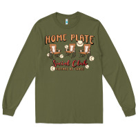 Army Green glitter baseball Long Sleeve Tee - MaliasSmallBusiness