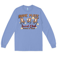Colony Blue glitter baseball Long Sleeve Tee - MaliasSmallBusiness