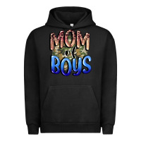 Pigment Black Mom of Boys Mother's Day Urban Hoodie - CowGirlArtShop