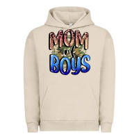 Pigment French Oak Mom of Boys Mother's Day Urban Hoodie - CowGirlArtShop