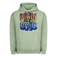 Pigment Oil Green Mom of Boys Mother's Day Urban Hoodie - CowGirlArtShop
