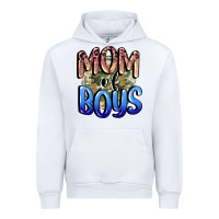 White Mom of Boys Mother's Day Urban Hoodie - CowGirlArtShop