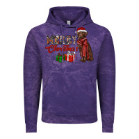 Cloud Purple merry christmas labrador retriever Vintage Hoodie - RanaPortraitStore