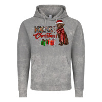 Cloud Rock merry christmas labrador retriever Vintage Hoodie - RanaPortraitStore