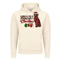 Vintage Artic merry christmas labrador retriever Vintage Hoodie - RanaPortraitStore