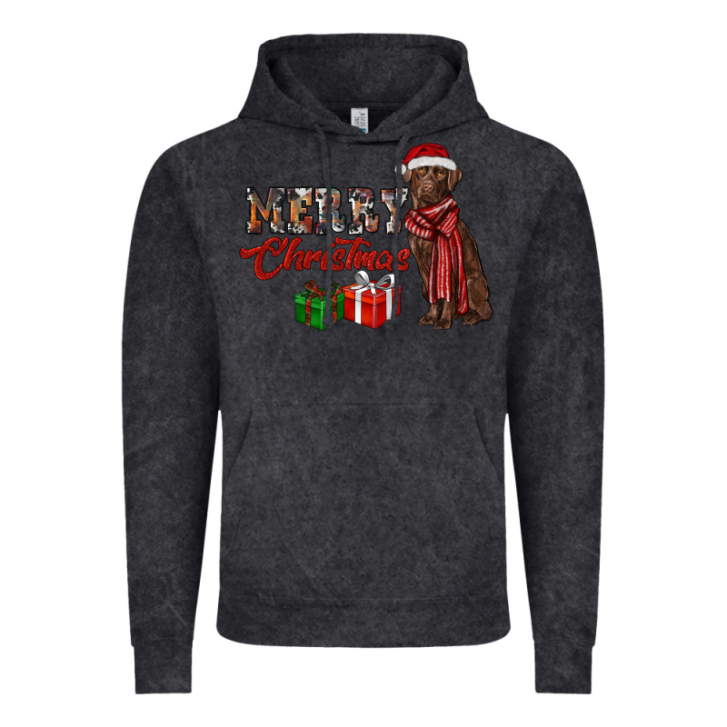 Merry Christmas Labrador Retriever Vintage Hoodie by RanaPortraitStore | Teevron