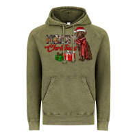 Vintage Olive merry christmas labrador retriever Vintage Hoodie - RanaPortraitStore