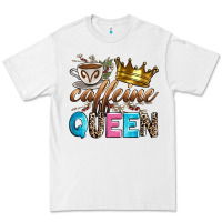 White caffeine queen Premium Tee - Zillion Design Studio