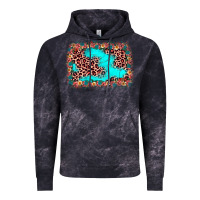 Cloud Black easter Leopard turquoise background Vintage Hoodie - JahusDesignShop