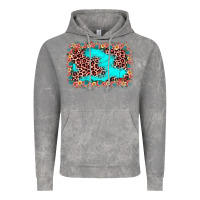 Cloud Rock easter Leopard turquoise background Vintage Hoodie - JahusDesignShop