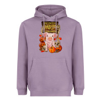 Lavender halloween party pig Heavyweight Hoodie - RanaPortraitStore