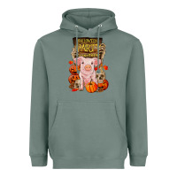 Sage halloween party pig Heavyweight Hoodie - RanaPortraitStore