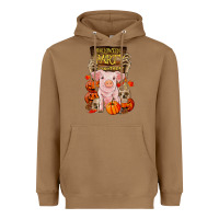 Halloween Party Pig Heavyweight Hoodie | Teevron