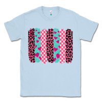 Dusty Blue valentine's day brushstrokes Classic Tee - BarkalooDesign