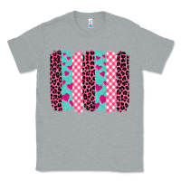 Heather Grey valentine's day brushstrokes Classic Tee - BarkalooDesign