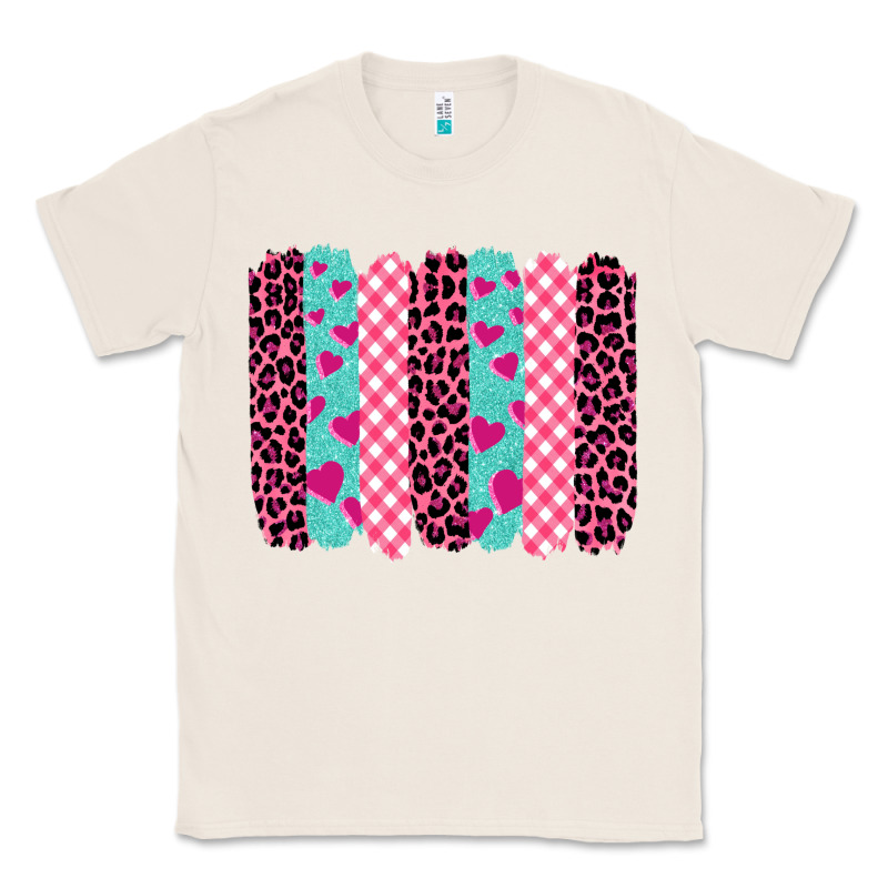 Valentine's Day Brushstrokes Classic Tee by BarkalooDesign | Teevron