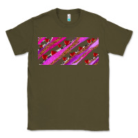 Army Green leopar and cowhide with heart candies Classic Tee - AdoDesignShop