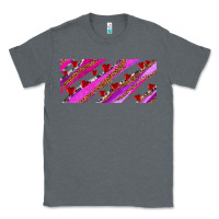 Charcoal Heather leopar and cowhide with heart candies Classic Tee - AdoDesignShop