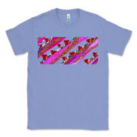 Colony Blue leopar and cowhide with heart candies Classic Tee - AdoDesignShop