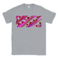 Heather Grey leopar and cowhide with heart candies Classic Tee - AdoDesignShop
