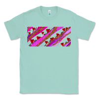 Seafoam leopar and cowhide with heart candies Classic Tee - AdoDesignShop