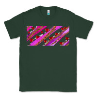 Sports Green leopar and cowhide with heart candies Classic Tee - AdoDesignShop