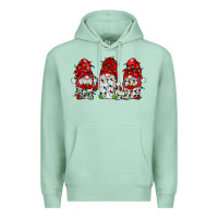 Seafoam gnome with christmas lights Premium Hoodie - JahusDesignShop