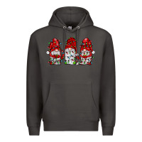 Smoke gnome with christmas lights Premium Hoodie - JahusDesignShop