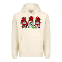 Tofu gnome with christmas lights Premium Hoodie - JahusDesignShop