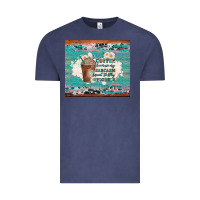 Vintage Denim iced coffee because my sarcasm need to stay hydrated Vintage Tee - Artiststas