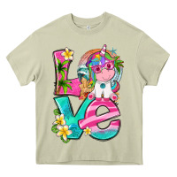 Mossy love summer unicorn Heavy Core Tee - texasbilliewilder