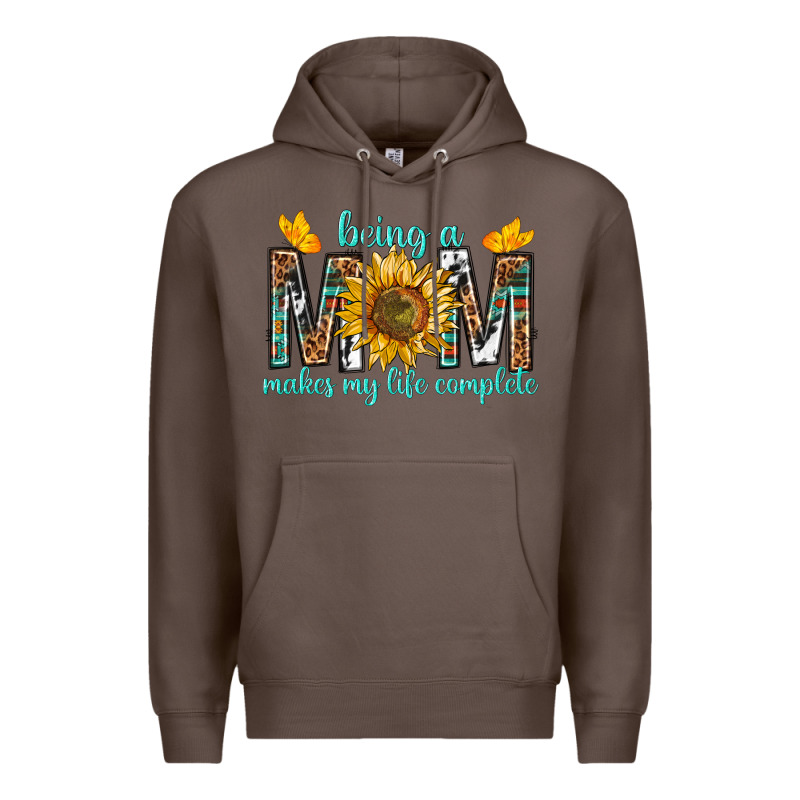 Being A Mom Makes My Life Complete Premium Hoodie by texasbilliewilder | Teevron