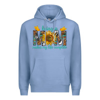 Colony Blue Being a Mom Makes My Life Complete Premium Hoodie - texasbilliewilder