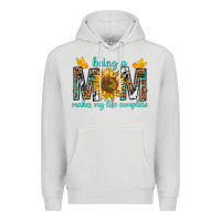 Dove Grey Being a Mom Makes My Life Complete Premium Hoodie - texasbilliewilder