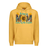 Mustard Being a Mom Makes My Life Complete Premium Hoodie - texasbilliewilder