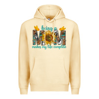 Pina Colada Being a Mom Makes My Life Complete Premium Hoodie - texasbilliewilder